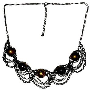 Balls and Chains Necklace Renaissance necklace